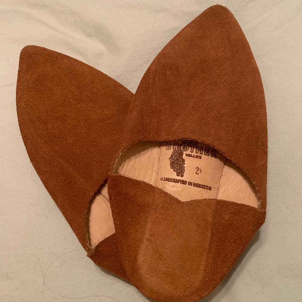 Brother Vellies Babouche Clay Shoes Size 7-7.5